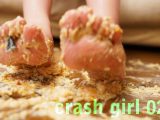 【HD】crash girl 02 素足で踏みつけ！